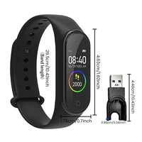 Bracelet intelligent étanche multi-interfaces, fréquence cardiaque, pression artérielle, podomètre, sport, horloge électrique, étape pour figuré 6