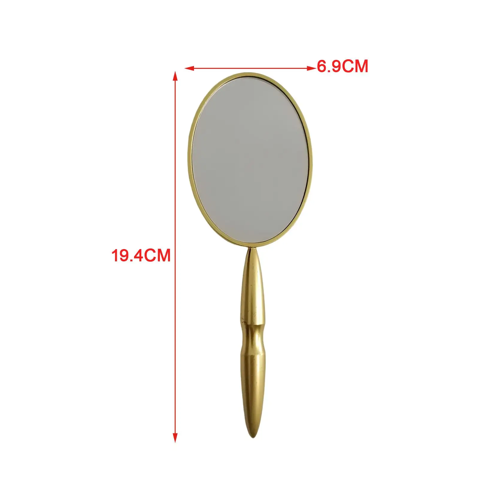 Portable Hand Mirror with Handle Pocket Compact Mirrors Cosmetic Mirror Vanity