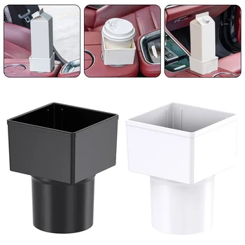 Scatola portaoggetti per console centrale auto in plastica PP, contenitore quadrato, portabicchieri, tasca organizer per console, raccoglitore di monete
