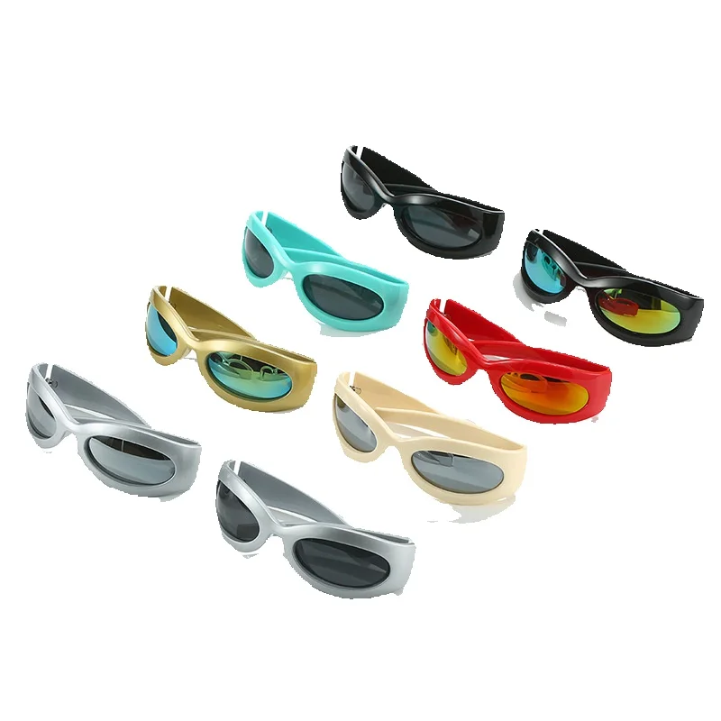 Nuovi occhiali da sole sportivi Y2K Spice Girl Macaron Occhiali anti UV personalizzati all'avanguardia_voghion.com