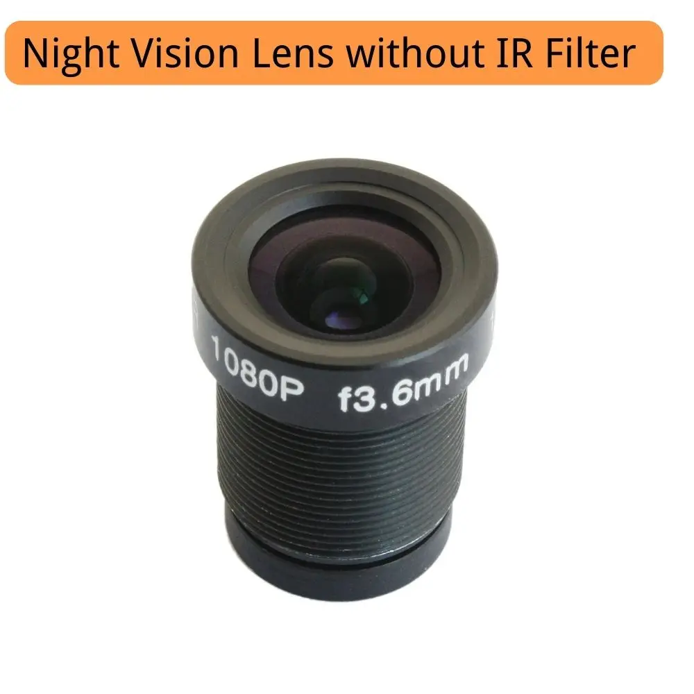 IR Sensitive Lens 2.1mm 2.8mm/3.6mm/6mm/8mm/12mm Lens without IR Filter M12 Mount Wide Angle CCTV IP USB Camera