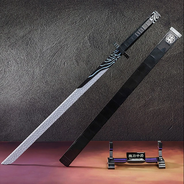 Assembly Knife Building Block Blade Double Katana Sword DIY Creative Weapon  Building Brick Toys Anime Demon Slayer Boys Gifts