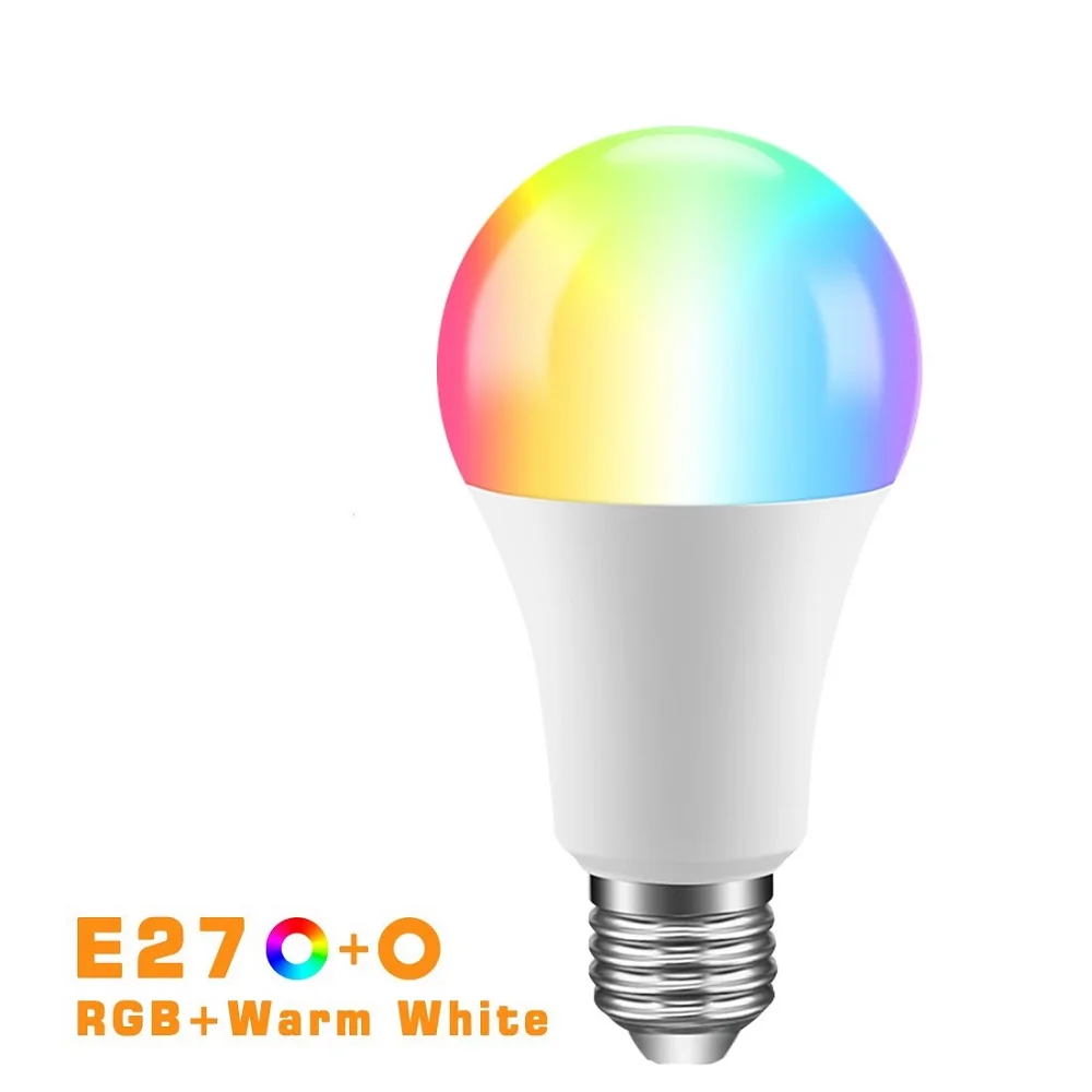 

Лампа E27 RGB для прожектора, 85-265 в, лампочка для светильников, 15 Вт, 10 Вт, 4 Вт, инфракрасная лампа с дистанционным управлением, умная лампа для светильника, домашний декор