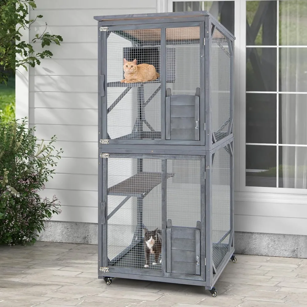 Catio Outdoor Cat Enclosure on Wheels image 2