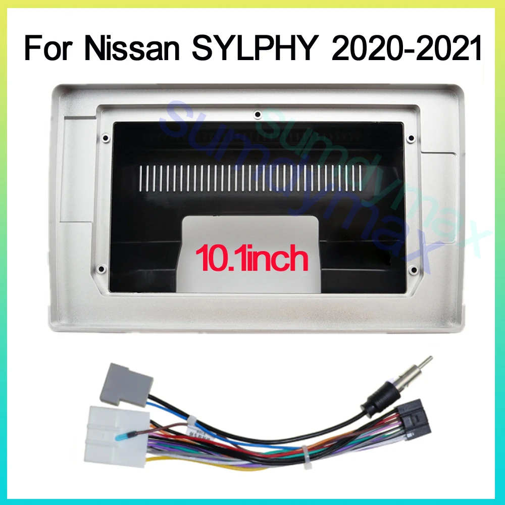 

10,1 дюймов android 2din Автомобильная рама для Nissan SYLPHY 2020 2021 большой экран Радио Аудио приборная панель комплект