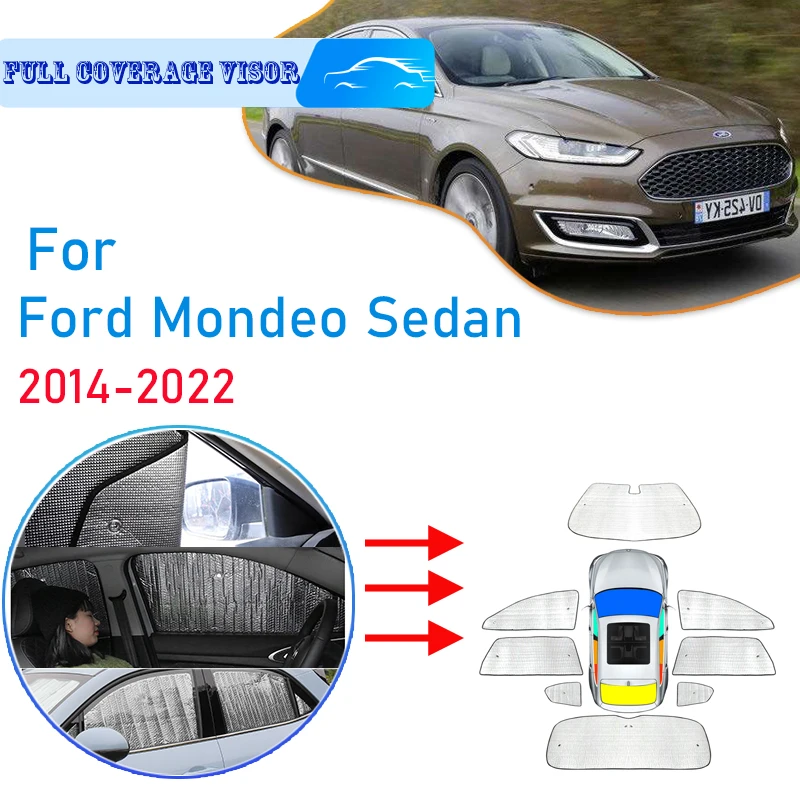 

Car Full Coverages Sunshades For Ford Mondeo Fusion Sedan MK5 5 2014~2022 2019 Car Sunscreen Window Sunshade Cover Accessorie