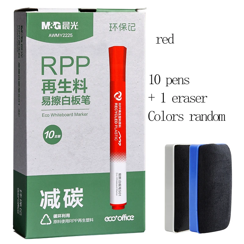 Erasable Multi-Color Whiteboard Markers for School, Office, and Meeting Use