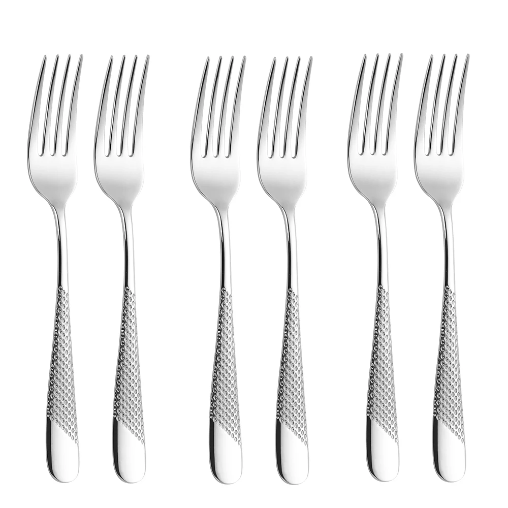 6 silver forks