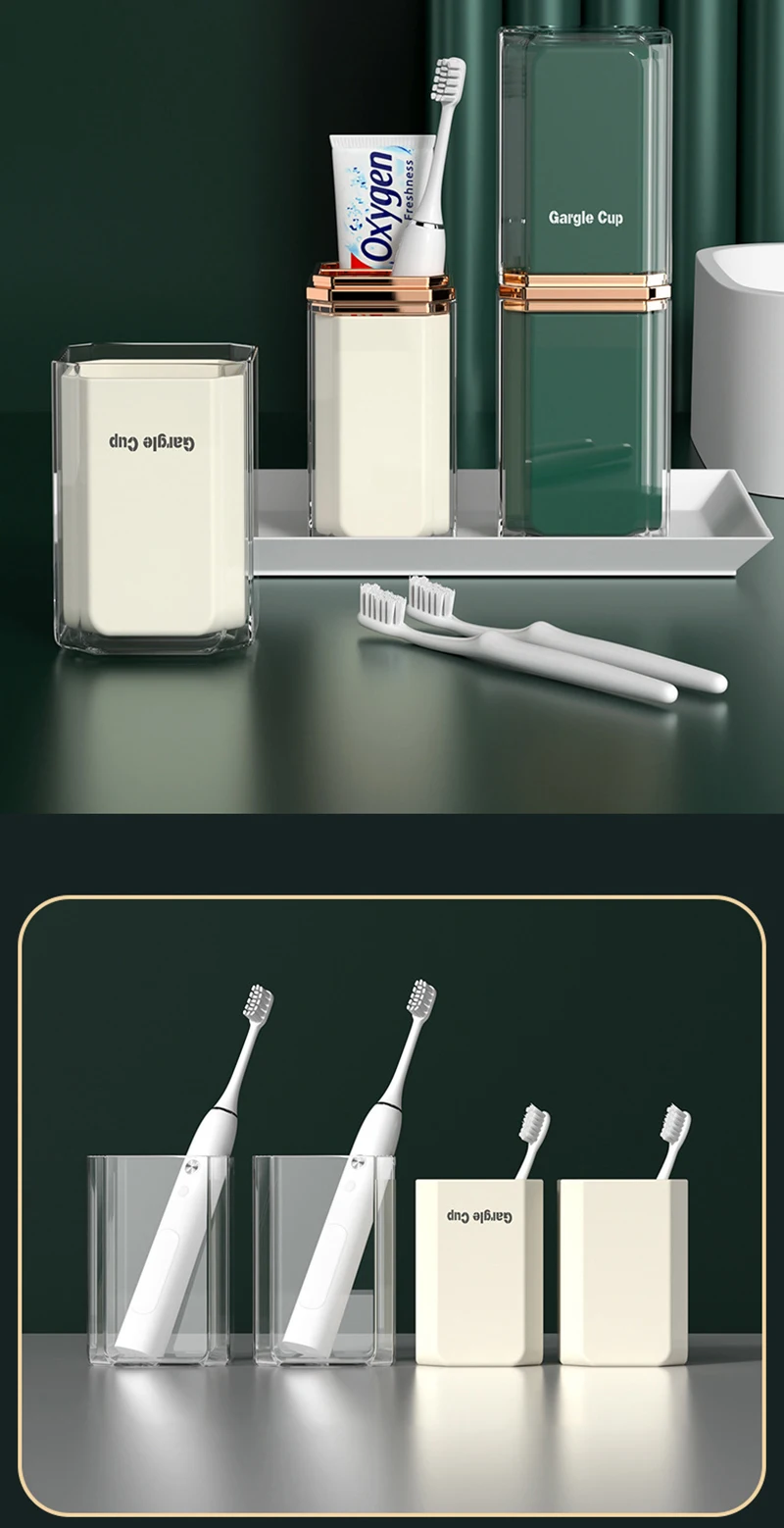 Portable Travel Toothbrush And Toothpaste Storage Cup Holder_voghion.com