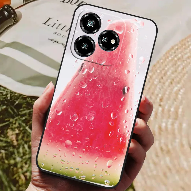 Luxury Painted Silicon Phone Back Cover - Protective Shell Design