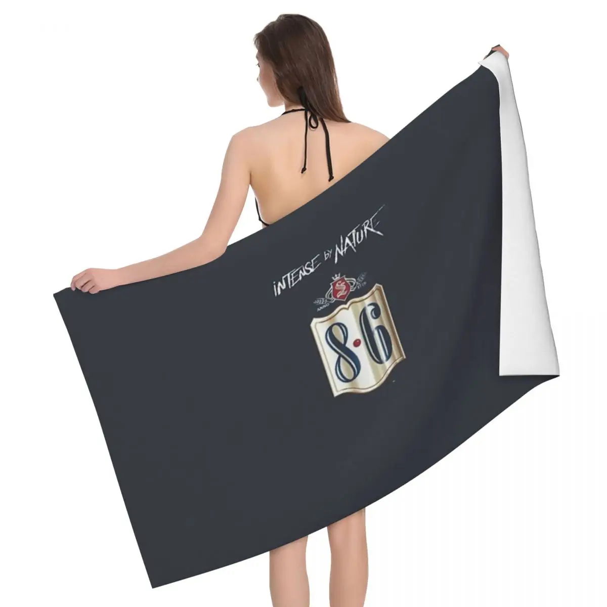 

Beer 8.6 BAVARIA 80x130cm Bath Towel Brightly Printed For Bathroom Souvenir Gift