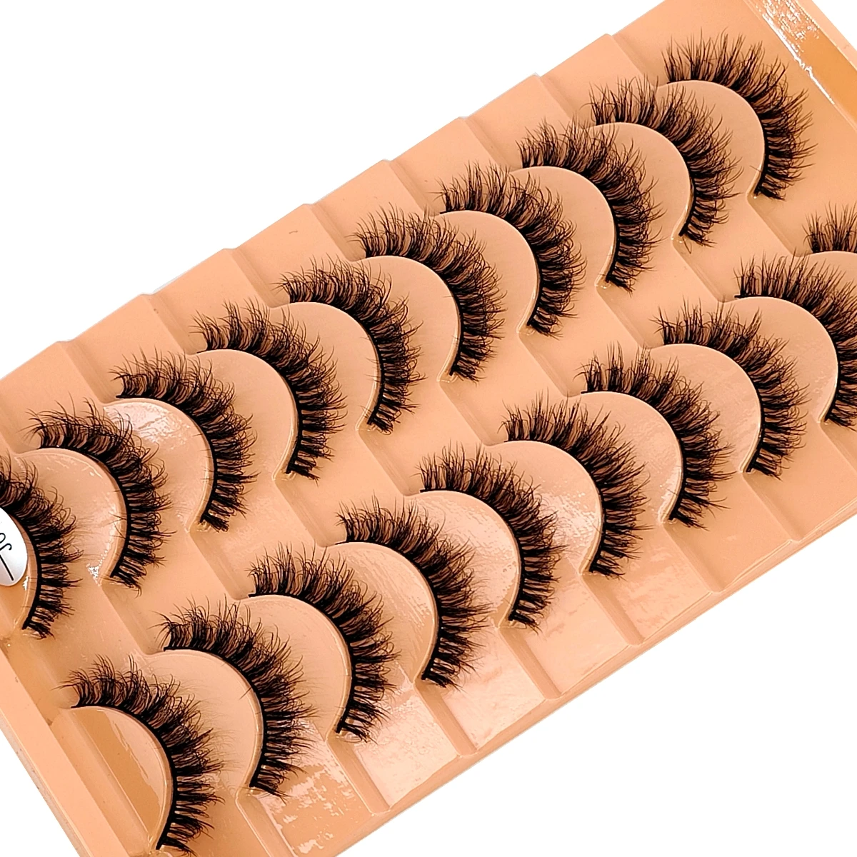 Neue 10 Paar Wimpern Make-up weiche flauschige Nerz falsche Wimpern dicke handgemachte Volumen Nerz Wimpern Faux Cilos natürliche gefälschte Wimpern – Detail 3