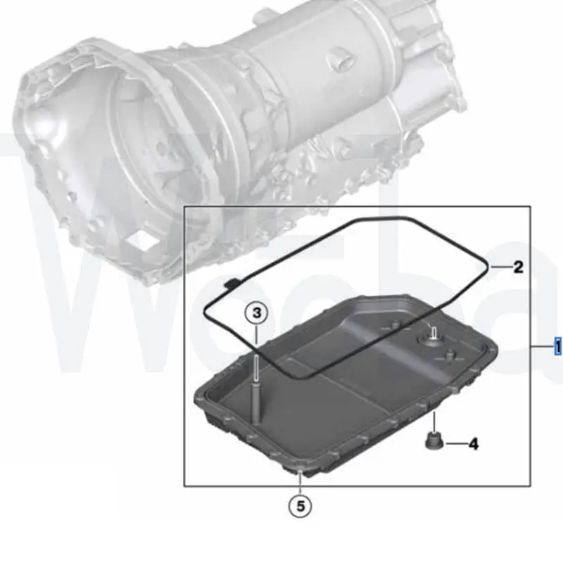 Wooba Transmission Oil Pan 24152333907 24117571217 for BMW 1 3 5 6 7 Series E81 E87 E90 E61 E84 X3 E83