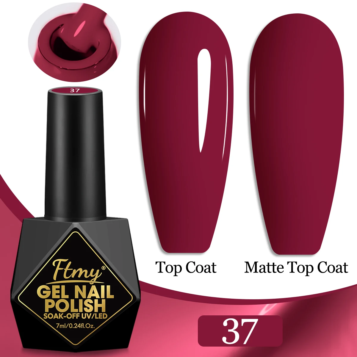 Color Gel Polish Set - Popular Series, 7ml, Vibrant Manicure Collection with Smooth Texture, UV LED Soak Off Semi-Permanent Nail Art