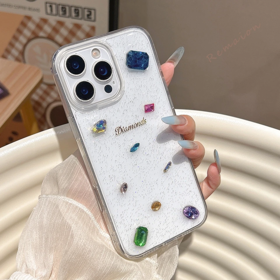 Luxury Diamond Bling Glitter Shockproof Phone Case Cover