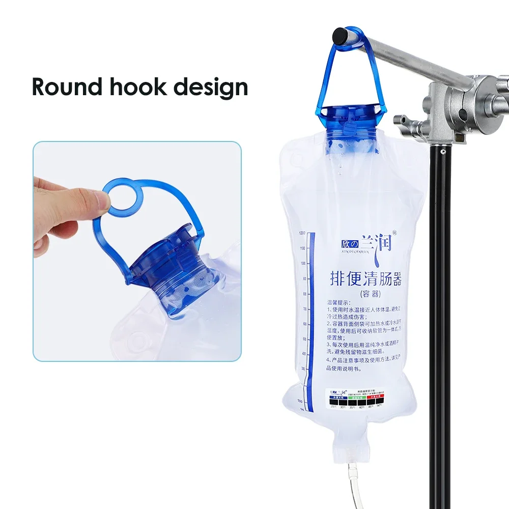 Rectal Cleaner Enema Bag Kit Cleaning Shower Enemator Bathing Lady Sex Hygiene Washing Device Water Container 1200ml Women Men