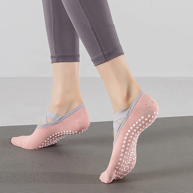Yoga Socks Professional Anti Slip Socks Woman Sport Sweat-absorbent Breathable Pilates Socks Ladies Ballet Dance 5