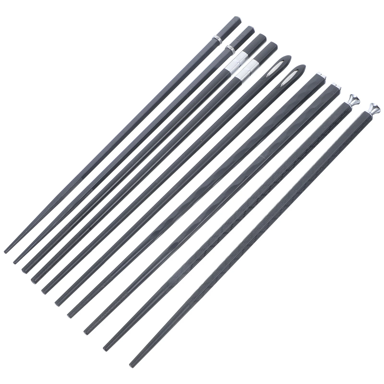 

Japanese Chopsticks Anti Chopstick: 5pairs Reusable Glass Chopstick Set Lightweight Easy to Use Chop Sticks for Home Restaurant