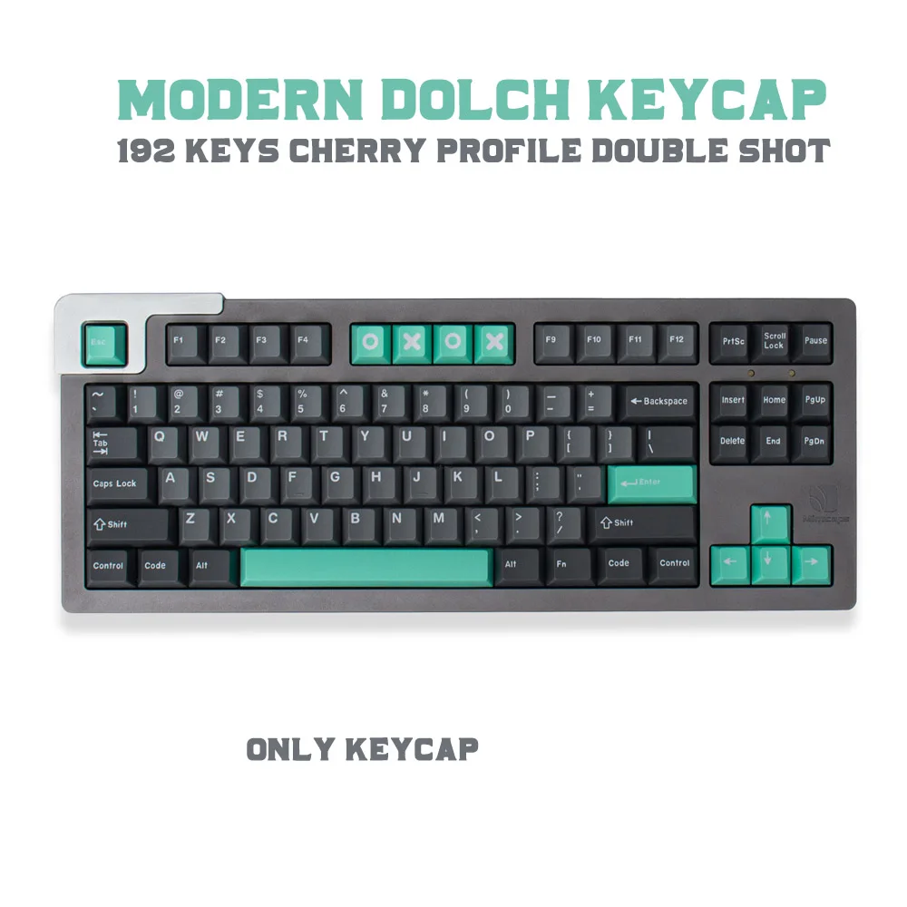 192 клавиш клоны современные клавиши Dolch DOUBLE SHOT Cherry Profile GMK ANSI ISO колпачки для