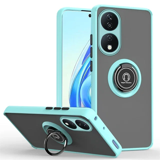 Magnet Holder Ring Shockproof Matte Armor Case - Durable Protection