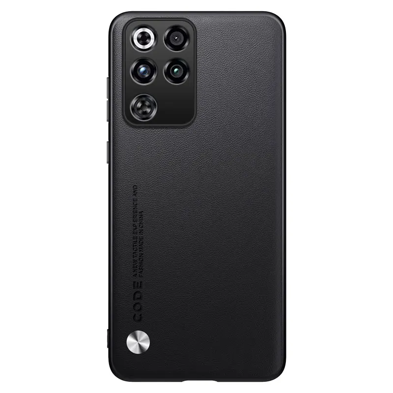 Carbon Fiber Ultra-Slim Hard Back Case with PU Leather Finish