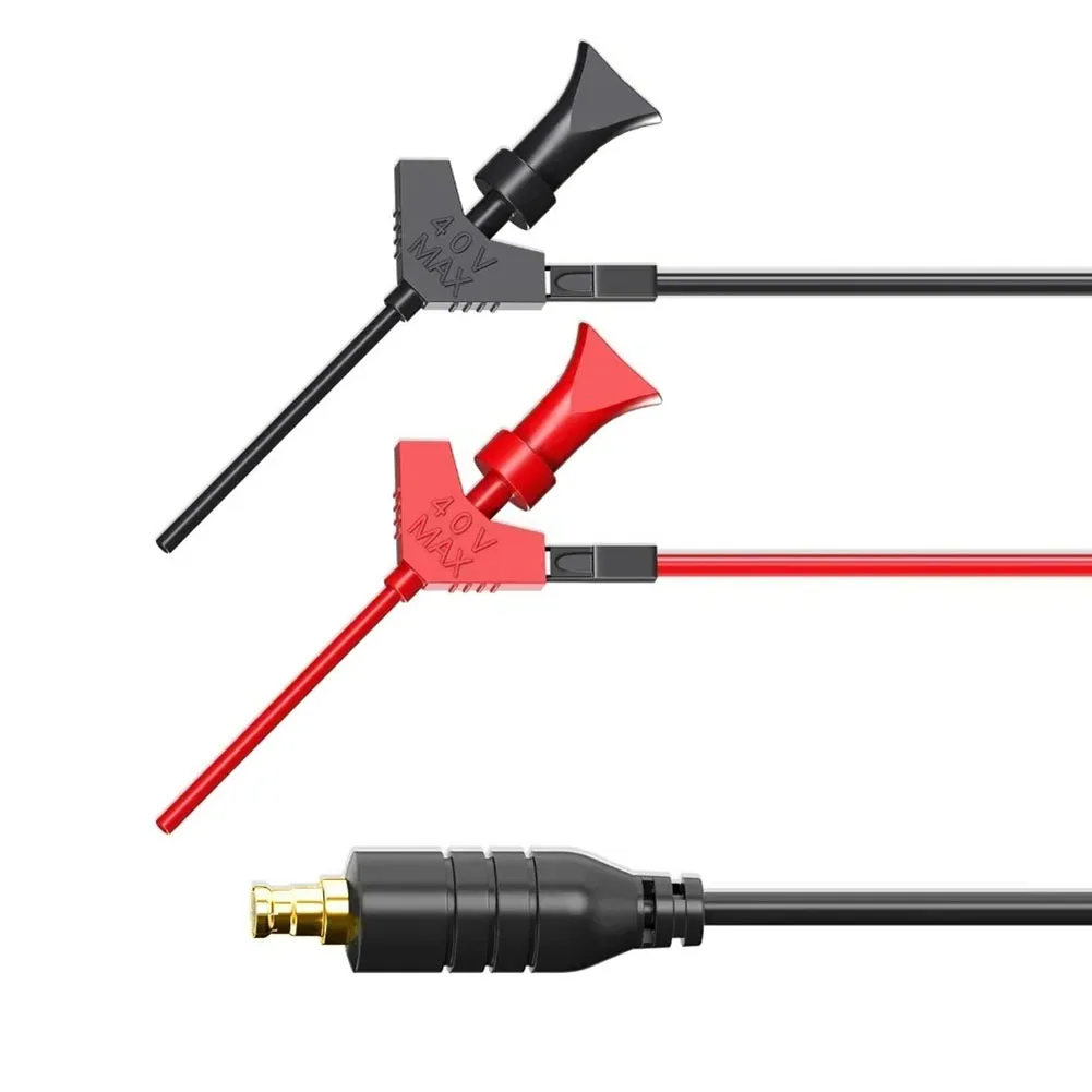 프로브 테스트 훅 오실로스코프 디버깅용 MCX 테스트 프로브 플러그인 MCX 커넥터 완전 차폐형 납땜 BNC 커넥터 검정색 빨간색