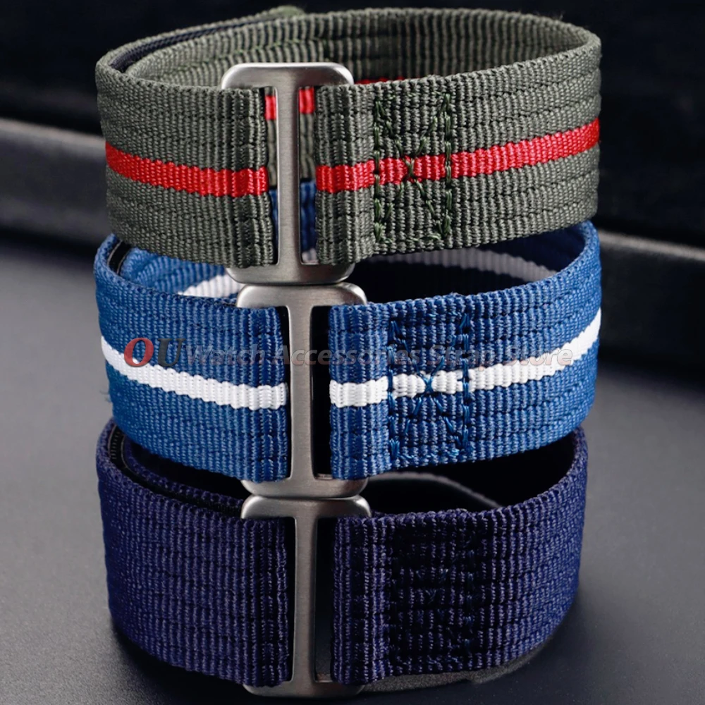 Premium Nylon Fabric Watch Strap - Stylish and Durable Men's Outdoor Sport Bracelet