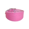 Wide Padded Dogs Collar Genuine Leathers Puppy Collars for Lurchers Italian Greyhounds Comfortable Pet Dogs Accessories B03E 5