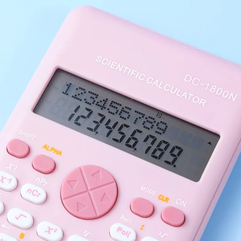 과학 디지털 계산기 12 자리 다기능 시험 특수 학교 사무용품 학생 문구 휴대용