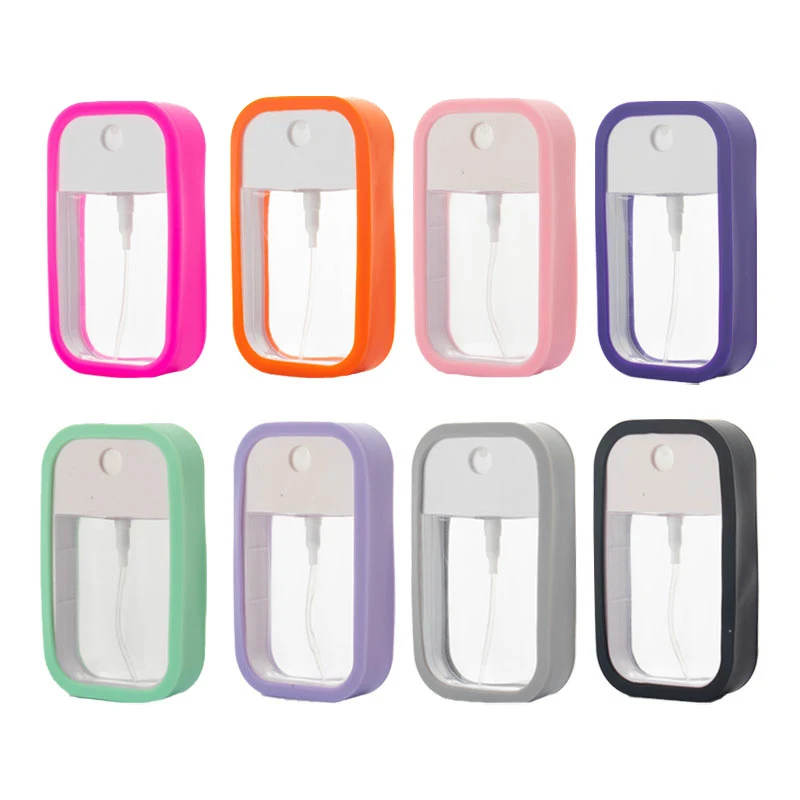 45ml Mini Card Spray Bottle Hand Sanitizer Alcohol Bottles Refillable Bottletravel Press Portable Sub-bottling Cosmetic Tool