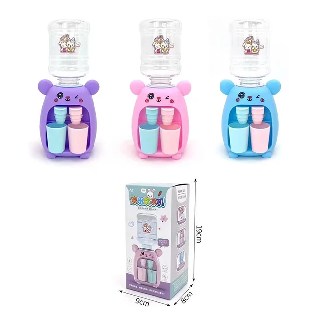 Mini Cartoon Drink Water Dispenser Toy Kitchen Play House Toys Mini Water Dispenser Toy Kitchen Playhouse 6