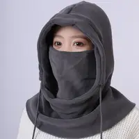 Winter Thermal Fleece Balaclava Scarf Outdoor Sports Ski Face Mask Neck Warmer Snood Hood Hat Windproof Cold Warm Riding Cap 2