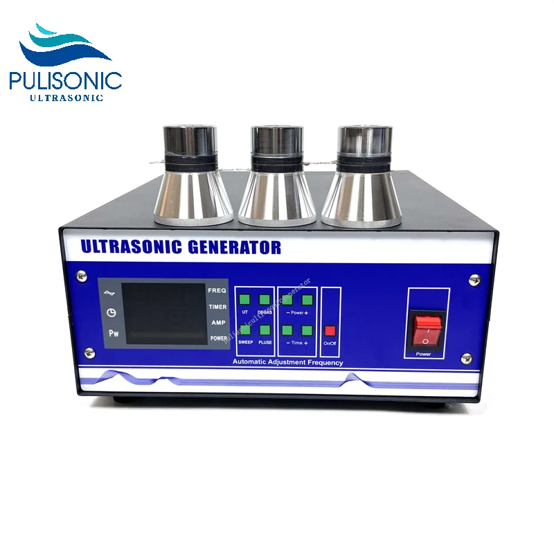 1000W 25Khz Power And Frequency Adjustable Ultrasound Waveform Generator For Automotive Oil Nozzle Cleaning System