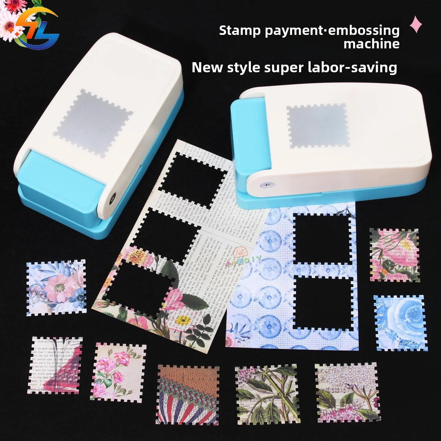 DIY Crafts Stamp Border Punch Handmade Embosser Stamp Embossing Machine Portable Exquisite Shape Punch
