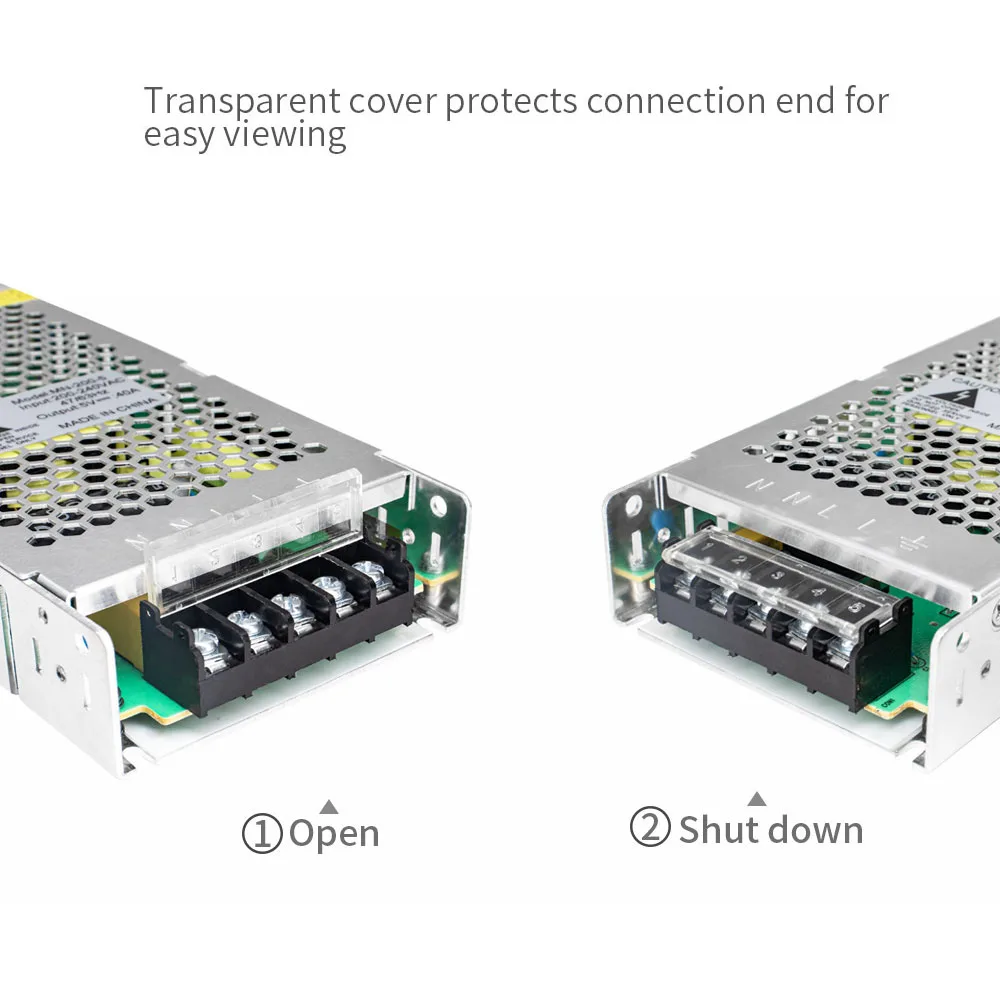 110V / 220V 5V 40A 200W DC スイッチング電源 LED Amazon.com: Aclorol 5V 40A 200W Power Supply 110V / 220V AC