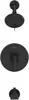 Weller Tub and Shower Trim Kit (Valve Sold Separately), Single Handle, Matte Black Finish, LG898WRB 6