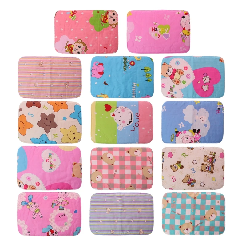 

Reusable Baby Infant Diaper Nappy Urine Mat Kid Simple Bedding Changing Cover Pad Sheet Protector Soft Cotton for Infant