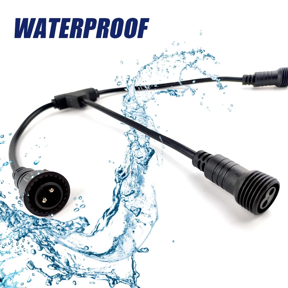 2 Stück IP67 Wasserdichte Energiespeicher-Stecker 8-Pin 50A 500V - Hochstrom Stecksystem Für Industrie