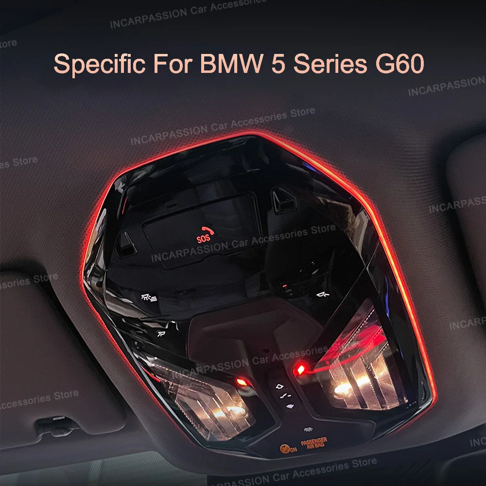 BMW 5 시리즈 G60용 실내 무드등 독서등, G60 실내 조명 업그레이드-Freehip.co.kr