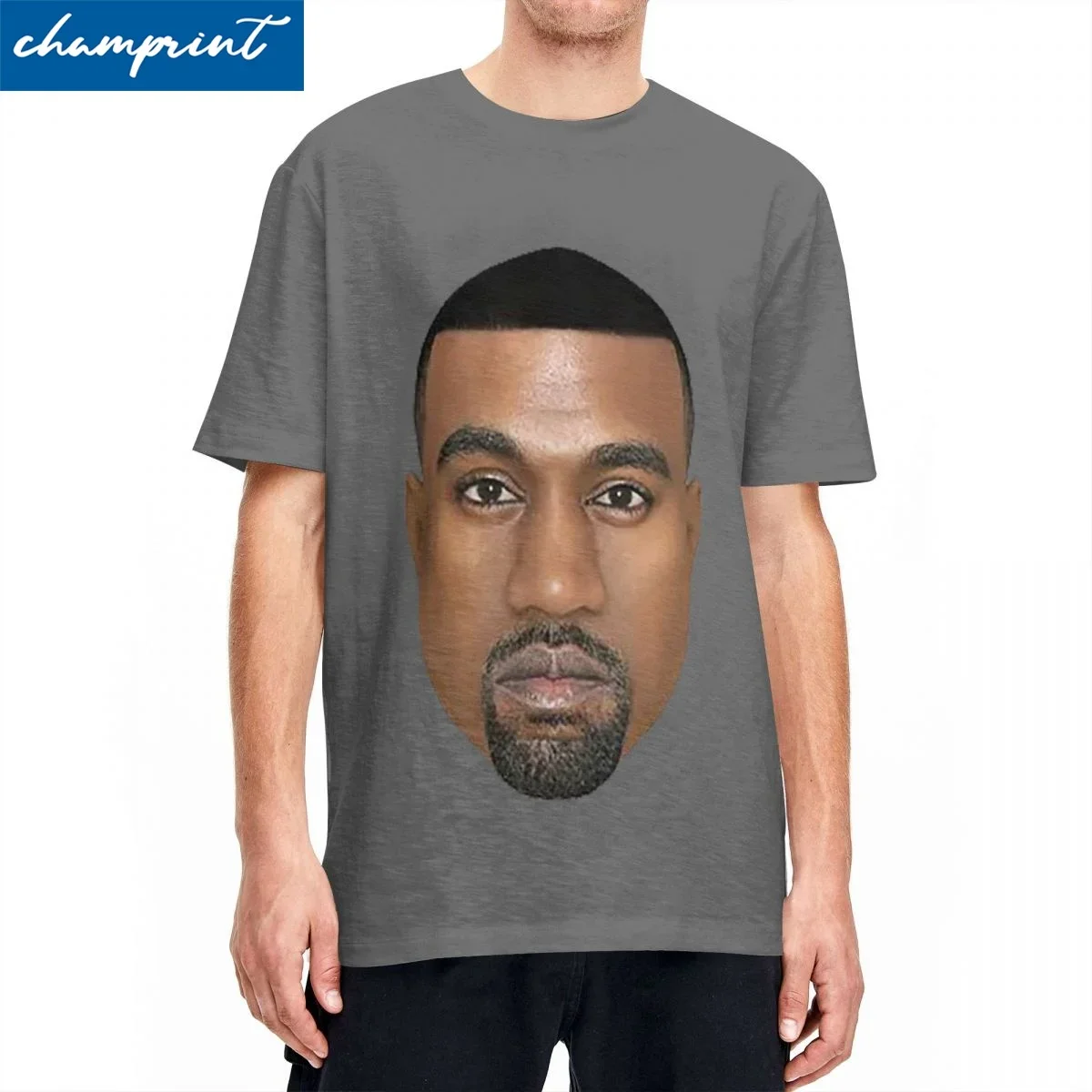 

Kanye West Meme T-Shirt Unisex Cotton Clothes Printed Crewneck Short Sleeve