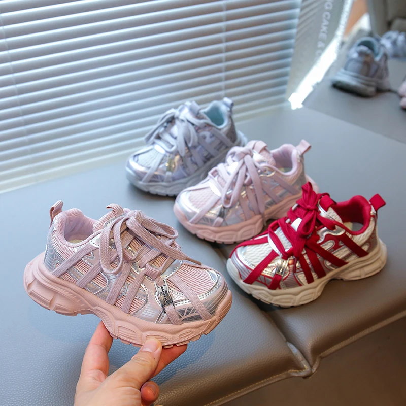 Chunky Running Sneakers for Kids Soft Sole Autumn School Shoes