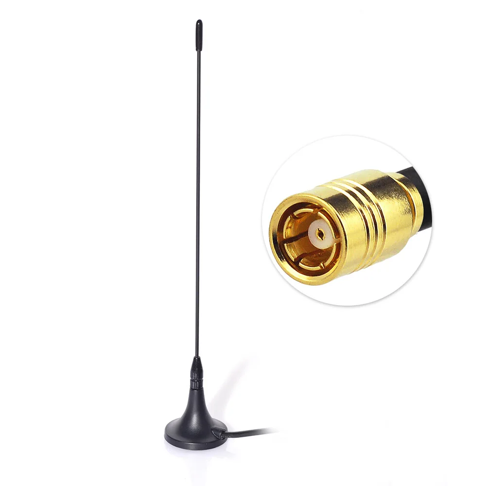 Superbat Vehicle Radio Aerial Magnetic Mount Antenna DAB/DAB+ with 4M Cable SMB Connector for Car Radios