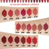 18Pcs/Set Matte Capsule Lipstick Set Color Fixing Lasting Waterproof Non-Stick Cup Mouth Nude Makeup Sexy Lips Solid Lip Gloss 4