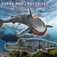 Remote Control Animal Funny RC Shark Toy  Bath Tub Pool Electric Toys for Kids Boys Children Cool Stuff Sharks Submarine  Prank 2
