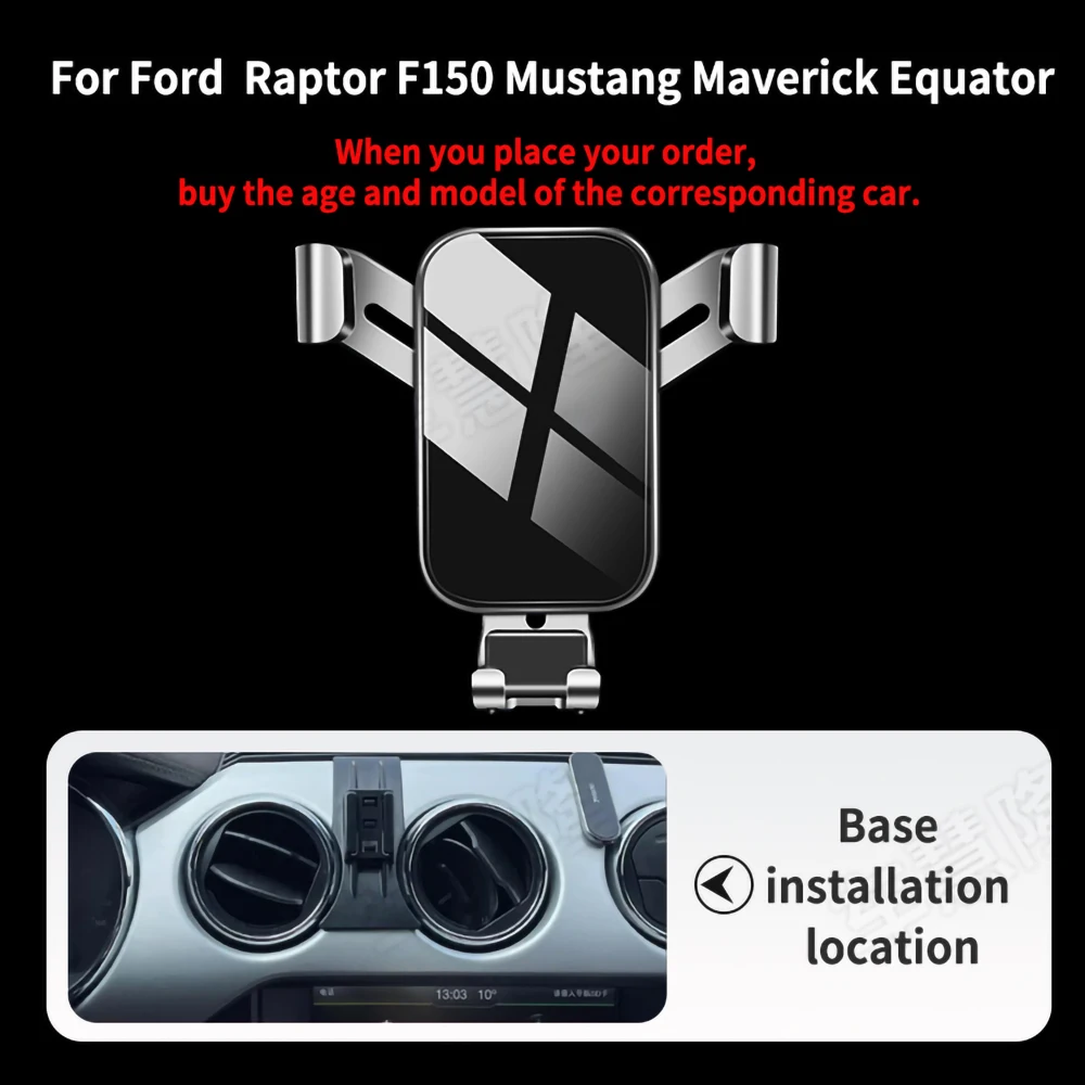 

Car Phone Holder For Ford Fiesta Edge PLUS ST Territory ESCAPE ESCORT Taurus Explorer EVOS Mondeo Focus Equator F150 Accessories