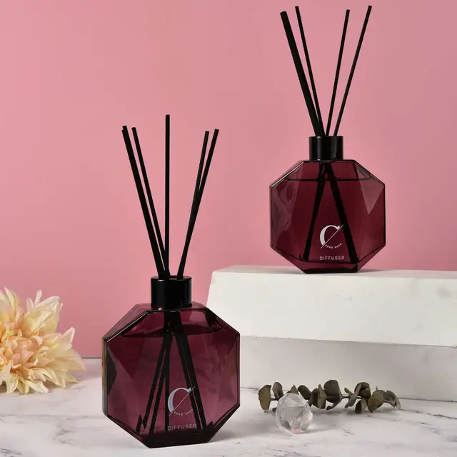 185ml Fire-free Aromatherapy plant based Essential Oil Reed Diffuser 1