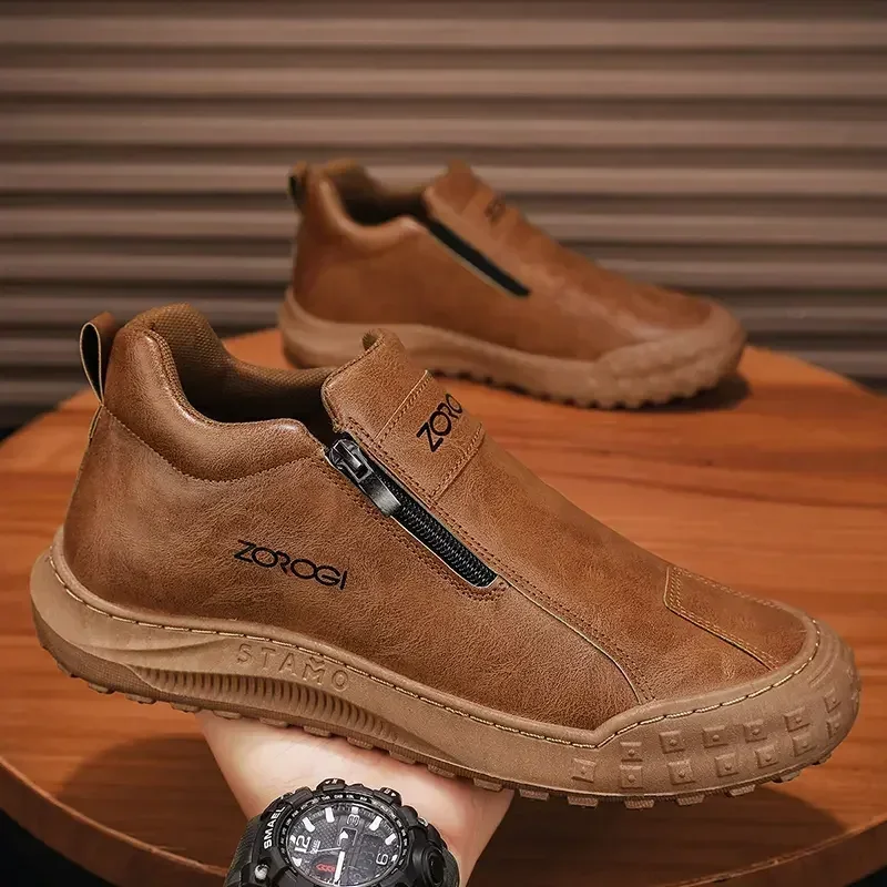 Mens Shoes Leather Loafers For Men