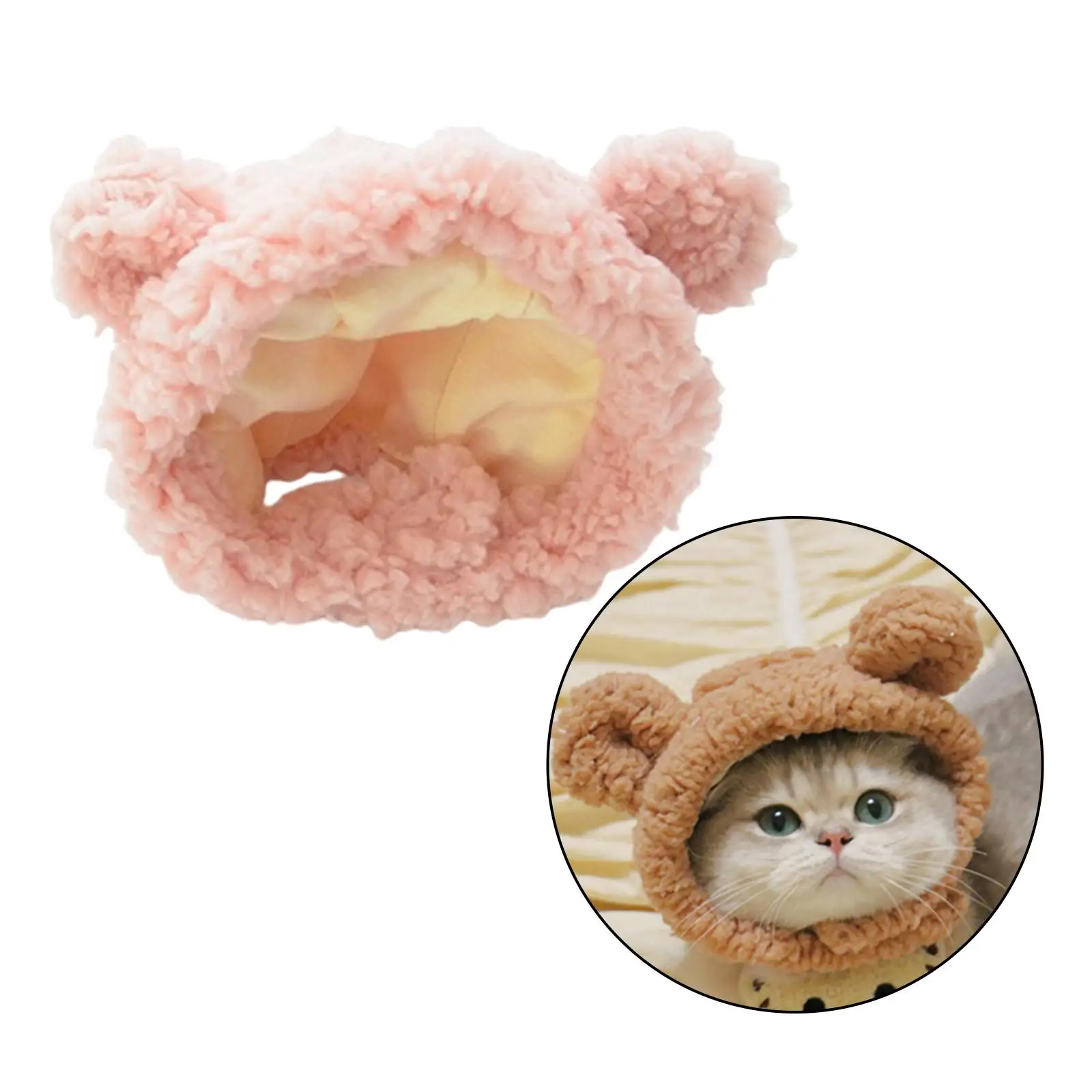 Cat Warm Hat Windproof Comfortable Costume Winter Pet Hat Cold Weather Warm Caps Small Pet Headwear Outdoor Hiking Training