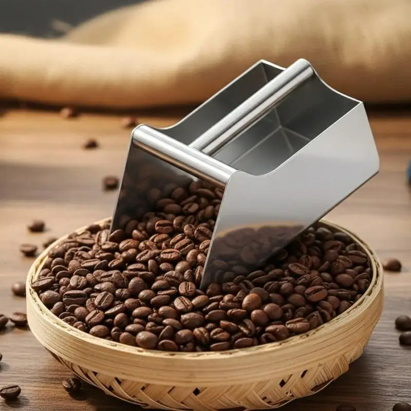 652F 대중음식점 급료 음식 취급 국자 당 곡물 곡물 상업적인 부엌을 위한 스테인리스 강철 튼튼한 건축