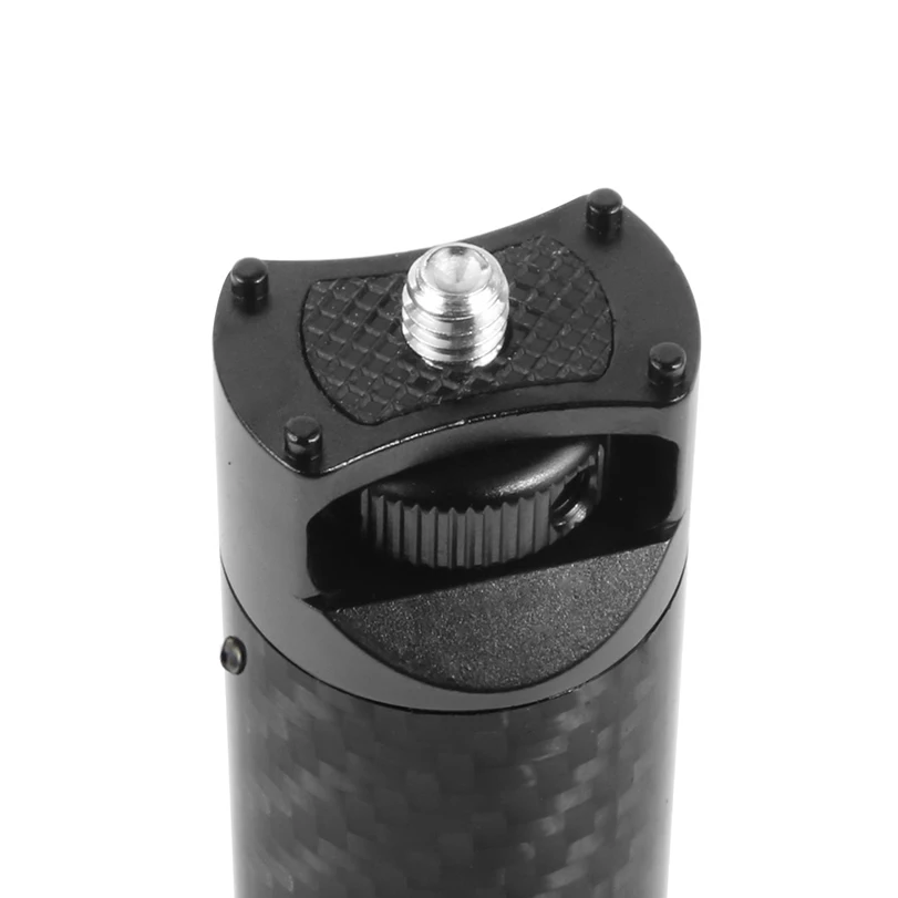 Carbon Fiber Griff Gimbal Grip 1/4 "Kalten Schuh Mount Adapter für Zhiyun WEEBILL S LAB Stabilisator Handgriff für Monitor mikrofon – Detail 9